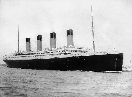 RMS Titanic began Sea Trial