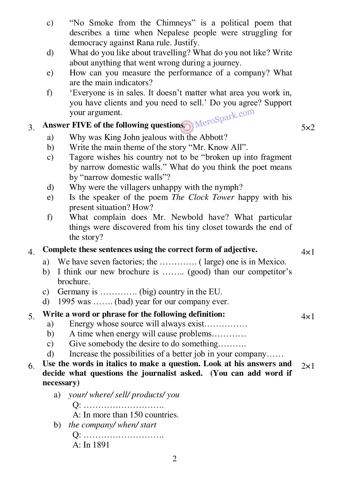 MGNF Answer Key Out Download PDF blogger.com Exam Key