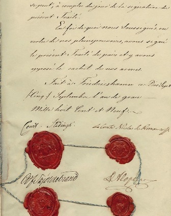 Treaty of Fredrikshamn is signed between Sweden and Russia - September 17, 1809