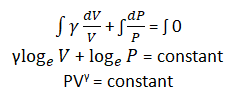 PV gama is constant
